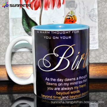 Hot selling High Quanlity 11oz sublimation blank ceramic coffee mugs for wholesales